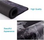Kuzey's Büyük Boy 88x40 XXL Dünya Desenli Mouse Pad Kauçuk Kaymaz Alt Taban, Yumuşak Kumaş Oyuncu MousePad, Bilgisayar ve Dizüstü, Notebook Uyumlu 88 40