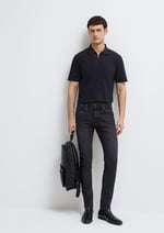Kvnç Mavi Black Duman Gri Jean Pantolon 001070-34804