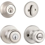 Kwikset 96900-381 690T 15 SMT BBPKG Saten Nikel Tylo Giriş Combo Seti