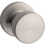 Kwikset 97880-936 Pismo Kapı Topuzu, Yuvarlak, Saten Nikel