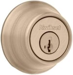 Kwikset Antik Pirinç SmartKey® özelliğine sahip 660 Tek Silindir Sürgü