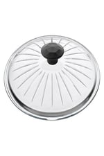 L K Laurel Kitchen Borcam Kapak Isıya Dayanıklı Tava Tencere Ve Sahan Uyumlu Tepelikli Şık Desenli 20 Cm Kapak