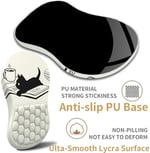 L-SPOUTTO Bilek Dayanaklı Mouse Pad, Ergonomik Mouse Pad Bilek Desteği, Dizüstü Bilgisayar için Rahat Bilgisayar Jeli Fare Altlığı, Masa Ofisi için Kaymaz PU Tabanlı Ağrı kesici Mousepad (12x8 inç,