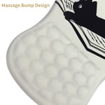 L-SPOUTTO Bilek Dayanaklı Mouse Pad, Ergonomik Mouse Pad Bilek Desteği, Dizüstü Bilgisayar için Rahat Bilgisayar Jeli Fare Altlığı, Masa Ofisi için Kaymaz PU Tabanlı Ağrı kesici Mousepad (12x8 inç,