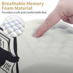 L-SPOUTTO Bilek Dayanaklı Mouse Pad, Ergonomik Mouse Pad Bilek Desteği, Dizüstü Bilgisayar için Rahat Bilgisayar Jeli Fare Altlığı, Masa Ofisi için Kaymaz PU Tabanlı Ağrı kesici Mousepad (12x8 inç,