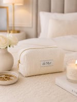 La Myr Ivory Cream Makyaj Çantası