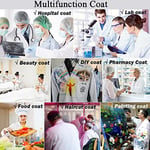 Laboratuvar önlüğü, beyaz, pamuk, doktor önlüğü, erkek, kadın, kimya önlüğü, okul mantosu, hijyenik, uzun kollu, tıp, doktor mantosu, beyaz önlük, pamuklu önlük, cepli, laboratuvar, kostümlü oyun, öğr