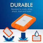 Lacie Rugged Mini 2 TB taşınabilir harici sabit disk, 2,5 inç, PC ve Mac, USB-C w/o USB-A kablosu dahil, 2 yıl kurtarma hizmet - Seçenekler: 2TB, 500GB, 1 TB, 1TB, 4TB, Rugged Mini, Rugged Mini SSD...