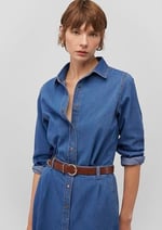 Lacivert Denim Gömlek Regular Fit/Normal Kesim 1210959-85481