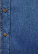 Lacivert Denim Gömlek Regular Fit/Normal Kesim 1210959-85481