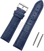 Lacivert Kroko Saat Kordonu 18-20-22-24mm Kayış