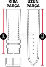 Lacivert Kroko Saat Kordonu 18-20-22-24mm Kayış