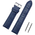 Lacivert Kroko Saat Kordonu 18-20-22-24mm Kayış