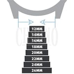 Lacivert Kroko Saat Kordonu 18-20-22-24mm Kayış