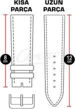 Lacivert Kroko Saat Kordonu 18-20-22-24mm Kayış