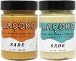 LAÇOKO 320 Gram Deneme Serisi Çifte Kavrulmuş Fıstık ve Az Kavrulmuş Fıstık Ezmesi
