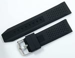 Lacost Model Silikon Saat Kordonu Siyah 20mm Slikon Kordon Kolçak