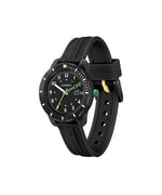 Lacoste Çocuklar için analog kuvars saat, mini tenis koleksiyonu, silikon kayışlı