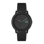 Lacoste Erkek analog kuvars saat silikon bileklik