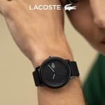 Lacoste Erkek analog kuvars saat silikon bileklik