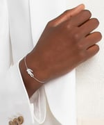 Lacoste Gliederarmband für Damen Kollektion CROCODILE