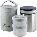 Laken 18/8 Çelik Yemek Termosu 1L + Neopren Kılıf Acaballito Lkkp10C