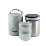 Laken 18/8 Çelik Yemek Termosu 1L + Neopren Kılıf Acaballito Lkkp10C