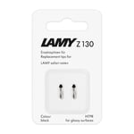 LAMY safari note+ Stylus Kalem yedek uçları siyah (2 adet) - değiştirilebilir Lamy Z130 uç - Apple Pencil alternatifi Lamy safari note+ için Stylus Kalem uçları