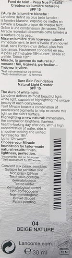 Lancôme Lancome Teint Miracle Fondöten 30Ml 04-Beige Nature