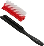 LAND OF MYTH - LOM1211 Styling Brush 9 Sıra Şekillendirme Fırçası Curly Girl Kıvırcık Kız Metodu Fırçası (Siyah)