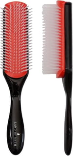 LAND OF MYTH - LOM1211 Styling Brush 9 Sıra Şekillendirme Fırçası Curly Girl Kıvırcık Kız Metodu Fırçası (Siyah)