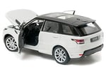 Land Rover Range Rover Sport, beyaz/siyah, model araba, hazır model, Welly 1:24