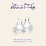 Lansinoh Natural Wave Biberon Emziği Orta Akışlı - Seçenekler: 0-13 kg, Hızlı Akışlı, Yavaş Akışlı