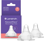 Lansinoh Natural Wave Biberon Emziği Orta Akışlı - Seçenekler: 0-13 kg, Hızlı Akışlı, Yavaş Akışlı