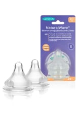 Lansinoh Natural Wave Biberon Emziği Yavaş Akışlı