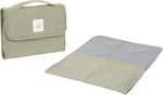 Lassig Changing Pouch XL Bebek Alt Değiştirme Organizer Mavi ve Yeşil Renk Seçenekli | Taşınabilir Bakım Çantası ve Alt Değiştirme Matı (Yeşil)