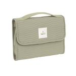 Lassig Changing Pouch XL Bebek Alt Değiştirme Organizer Mavi ve Yeşil Renk Seçenekli | Taşınabilir Bakım Çantası ve Alt Değiştirme Matı (Yeşil)