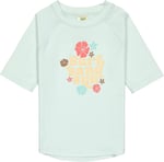 LASSIG Flowers UV Korumalı Kısa Kollu Mayo Tişört Sea Foam;Mavi1-1,5 Yaş