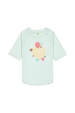 LASSIG Flowers UV Korumalı Kısa Kollu Mayo Tişört Sea Foam;Mavi6-12 Ay