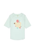 LASSIG Flowers UV Korumalı Kısa Kollu Mayo Tişört Sea Foam;Mavi6-12 Ay