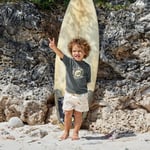 Lassig Sunshine UV Korumalı Kısa Kollu Mayo Tişört Deep Olive 12-18 Ay