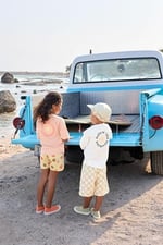 LASSIG Sunshine UV Korumalı Kısa Kollu Mayo Tişört Sea Salt - Seçenekler: 1-1,5 Yıl, 1.5-2 Yıl, 2-3 Yıl, 6-12 Ay