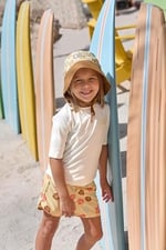 LASSIG Sunshine UV Korumalı Kısa Kollu Mayo Tişört Sea Salt - Seçenekler: 1-1,5 Yıl, 1.5-2 Yıl, 2-3 Yıl, 6-12 Ay