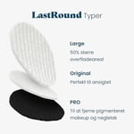 LastObject® tarafından LastRound® Yeniden Kullanılabilir Pamuk Yuvarlak PRO - 1750 Ortak Yeniden Kullanılabilir Makyaj Temizleyici Pedler ve Yeniden Kullanılabilir Yüz Pedleri - Yüz Pamuk Yuvarlakları