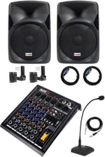 Lastvoice Hall Paket-2 Ses Sistemi Mixer Hoparlör Paketi (Kapalı Alan toplantıları İçin)