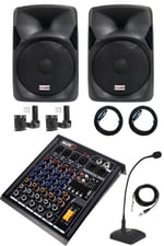 Lastvoice Hall Paket-2 Ses Sistemi Mixer Hoparlör Paketi (Kapalı Alan toplantıları İçin)