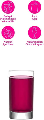 LAV Ada 6'lı Kahve Yanı Su Bardağı - Seçenekler: 6 adet, 3 adet, Divan, Glory, Kaftan, Kardelen, Lalehan...