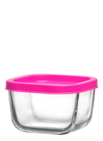 LAV Cube Saklama Kabı, Cam, 270 cc, 4 Adet