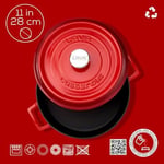 Lava Casserole Çok Fonksiyonlu, 3.40 Litre LVYST28K2R, Kırmızı/Siyah
