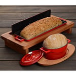 Lava Döküm Ekmek Kabı/Terrine, 11x29 cm, Turuncu